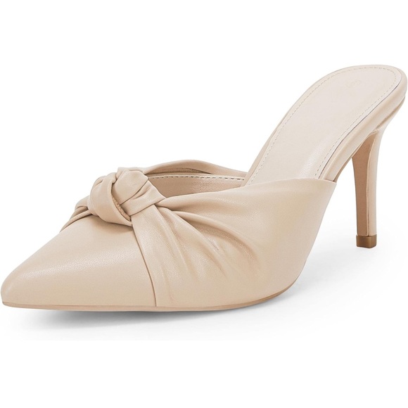 POINTED KNOT STILETTO MULES - Picture 4 of 8